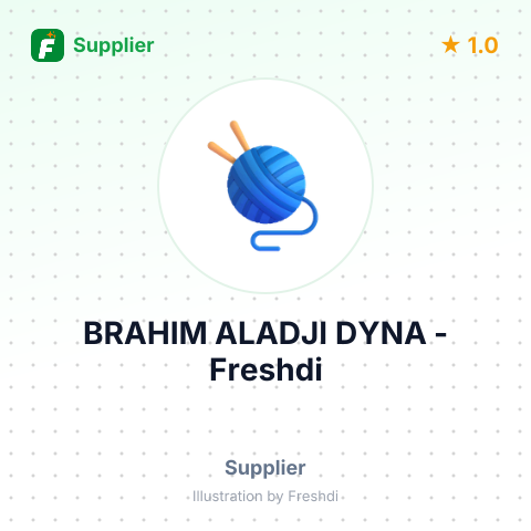 BRAHIM ALADJI DYNA – summary card, no photo uploaded yet