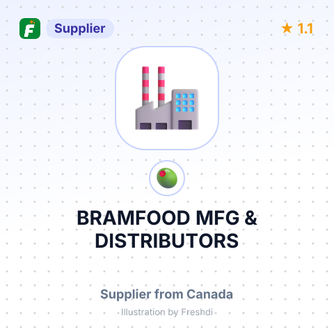 BRAMFOOD MFG & DISTRIBUTORS – summary card, no photo uploaded yet