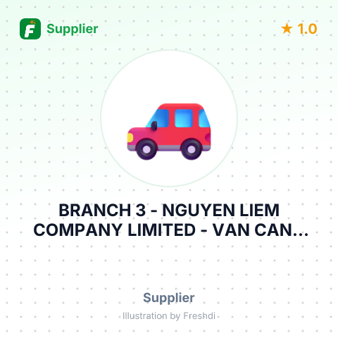 BRANCH 3 - NGUYEN LIEM COMPANY LIMITED - VAN CANH CASSAVA STARCH PROCESSING FACTORY – summary card, no photo uploaded yet