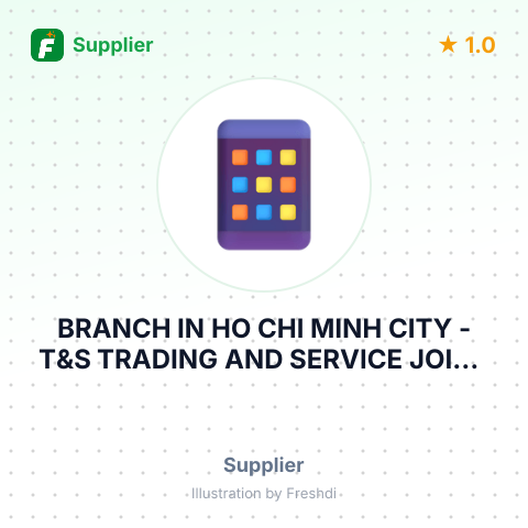 BRANCH IN HO CHI MINH CITY - T&S TRADING AND SERVICE JOINT STOCK COMPANY – summary card, no photo uploaded yet
