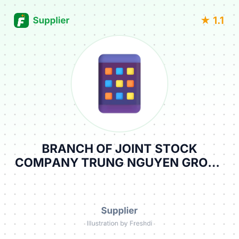 BRANCH OF JOINT STOCK COMPANY TRUNG NGUYEN GROUP - SAI GON COFFEE FACTORY – summary card, no photo uploaded yet