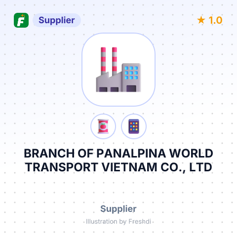 BRANCH OF PANALPINA WORLD TRANSPORT VIETNAM CO., LTD – summary card, no photo uploaded yet