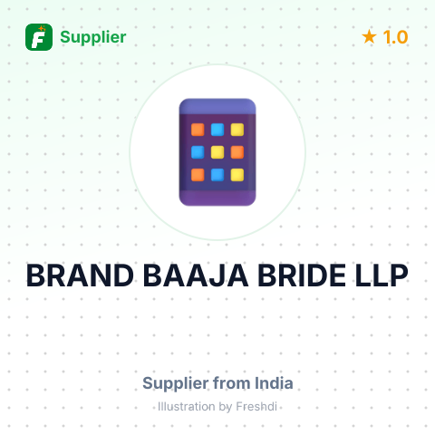 BRAND BAAJA BRIDE LLP – summary card, no photo uploaded yet