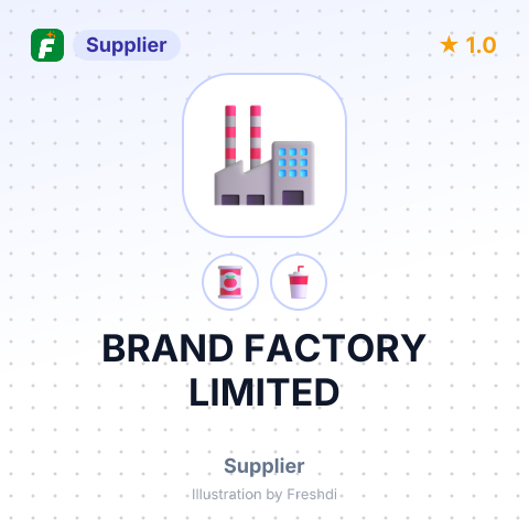 BRAND FACTORY LIMITED – summary card, no photo uploaded yet