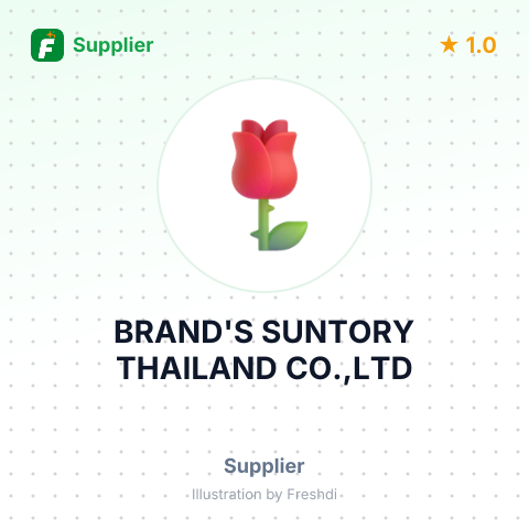 BRAND'S SUNTORY THAILAND CO.,LTD – summary card, no photo uploaded yet
