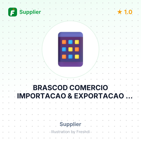 BRASCOD COMERCIO IMPORTACAO & EXPORTACAO LTDA – summary card, no photo uploaded yet