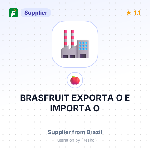 BRASFRUIT EXPORTA O E IMPORTA O – summary card, no photo uploaded yet