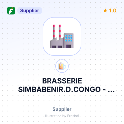BRASSERIE SIMBABENIR.D.CONGO – summary card, no photo uploaded yet