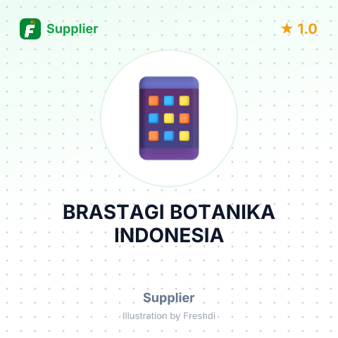 BRASTAGI BOTANIKA INDONESIA – summary card, no photo uploaded yet