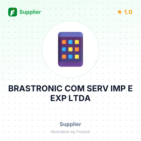 BRASTRONIC COM SERV IMP E EXP LTDA – summary card, no photo uploaded yet