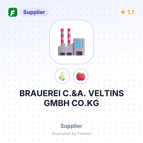 BRAUEREI C.&A. VELTINS GMBH CO.KG – summary card, no photo uploaded yet