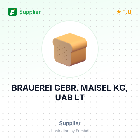 BRAUEREI GEBR. MAISEL KG, UAB LT – summary card, no photo uploaded yet