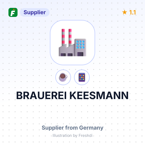 BRAUEREI KEESMANN – summary card, no photo uploaded yet