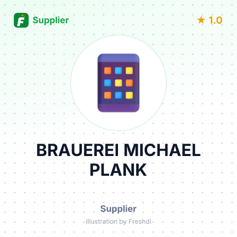 BRAUEREI MICHAEL PLANK – summary card, no photo uploaded yet