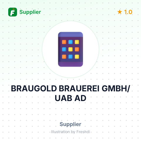 BRAUGOLD BRAUEREI GMBH/UAB AD – summary card, no photo uploaded yet