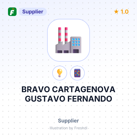 BRAVO CARTAGENOVA GUSTAVO FERNANDO – summary card, no photo uploaded yet