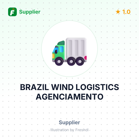 BRAZIL WIND LOGISTICS AGENCIAMENTO – summary card, no photo uploaded yet