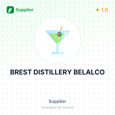 BREST DISTILLERY BELALCO – summary card, no photo uploaded yet
