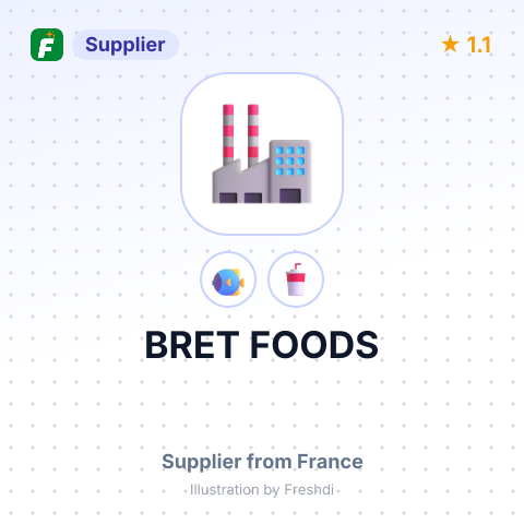 BRET FOODS – summary card, no photo uploaded yet