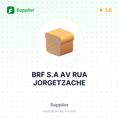 BRF S.A AV RUA JORGETZACHE – summary card, no photo uploaded yet