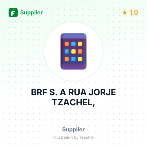 BRF S. A RUA JORJE TZACHEL, – summary card, no photo uploaded yet