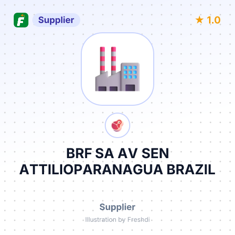 BRF SA AV SEN ATTILIOPARANAGUA BRAZIL – summary card, no photo uploaded yet