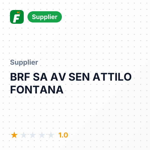 BRF SA AV SEN ATTILO FONTANA – summary card, no photo uploaded yet