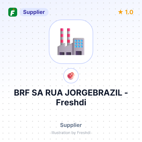 BRF SA RUA JORGEBRAZIL – summary card, no photo uploaded yet