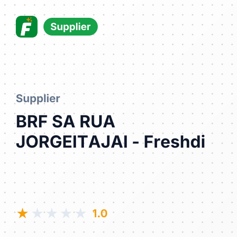 BRF SA RUA JORGEITAJAI – summary card, no photo uploaded yet