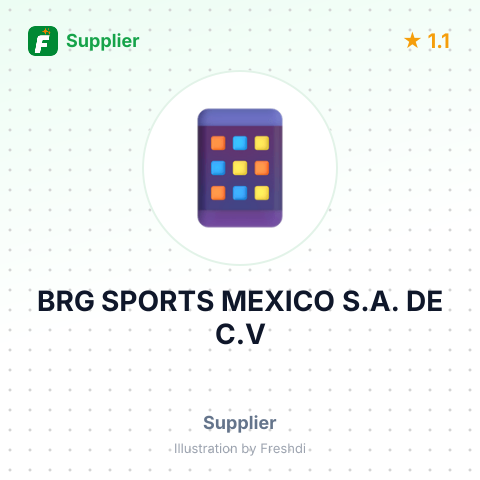 BRG SPORTS MEXICO S.A. DE C.V – summary card, no photo uploaded yet