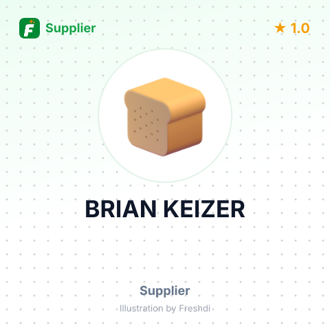 BRIAN KEIZER – summary card, no photo uploaded yet