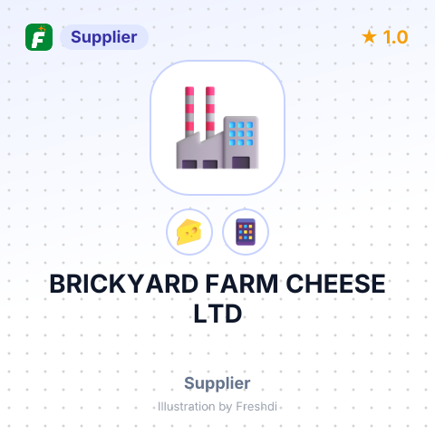 BRICKYARD FARM CHEESE LTD – summary card, no photo uploaded yet