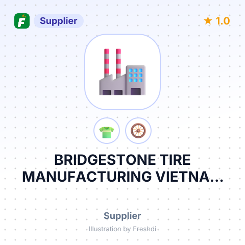 BRIDGESTONE TIRE MANUFACTURING VIETNAM LLC – summary card, no photo uploaded yet