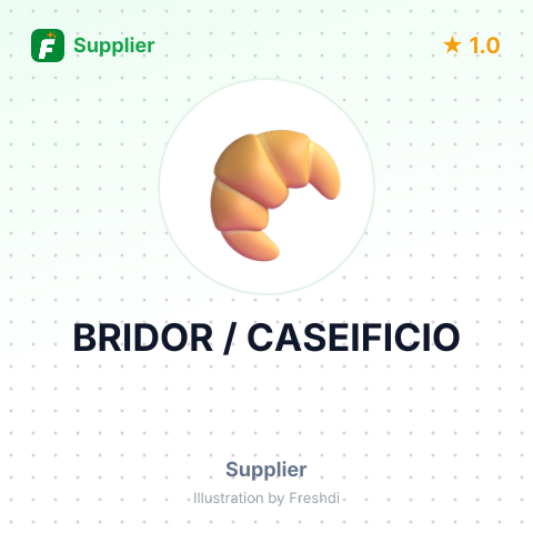 BRIDOR / CASEIFICIO – summary card, no photo uploaded yet