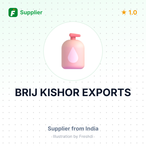 BRIJ KISHOR EXPORTS – summary card, no photo uploaded yet
