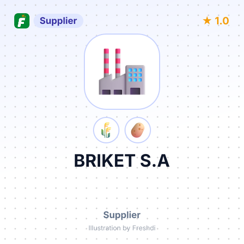 BRIKET S.A – summary card, no photo uploaded yet
