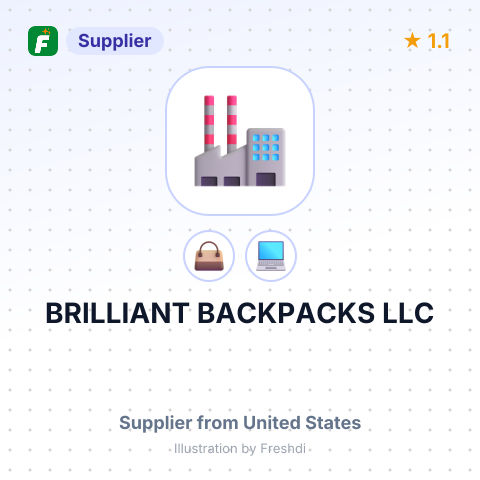 BRILLIANT BACKPACKS LLC – summary card, no photo uploaded yet
