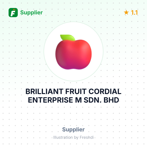 BRILLIANT FRUIT CORDIAL ENTERPRISE M SDN. BHD – summary card, no photo uploaded yet