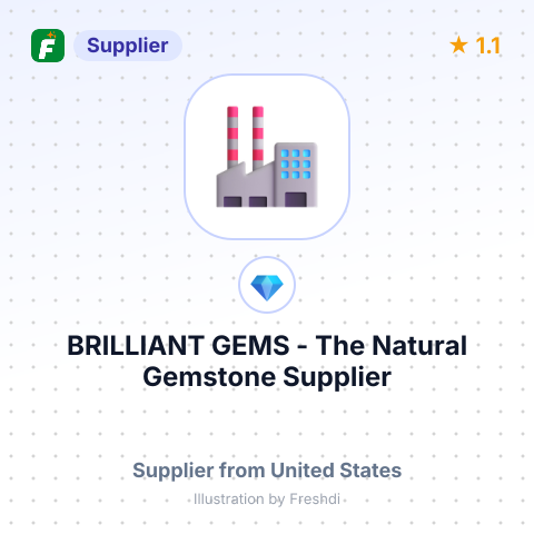 BRILLIANT GEMS - The Natural Gemstone Supplier – summary card, no photo uploaded yet
