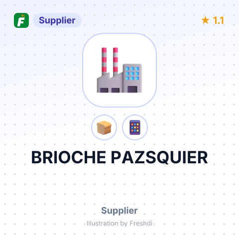 BRIOCHE PAZSQUIER – summary card, no photo uploaded yet
