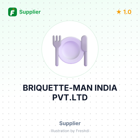 BRIQUETTE-MAN INDIA PVT.LTD – summary card, no photo uploaded yet
