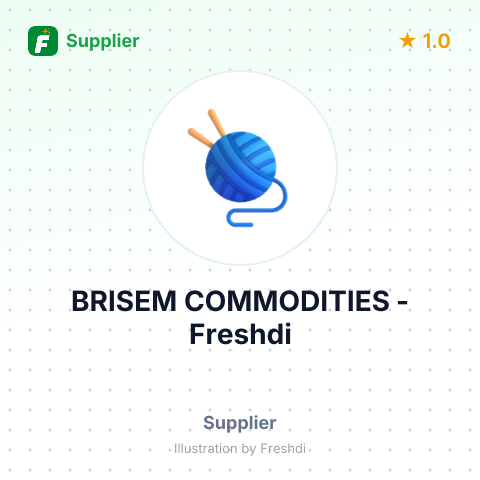 BRISEM COMMODITIES – summary card, no photo uploaded yet