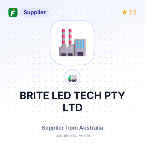 BRITE LED TECH PTY LTD – summary card, no photo uploaded yet