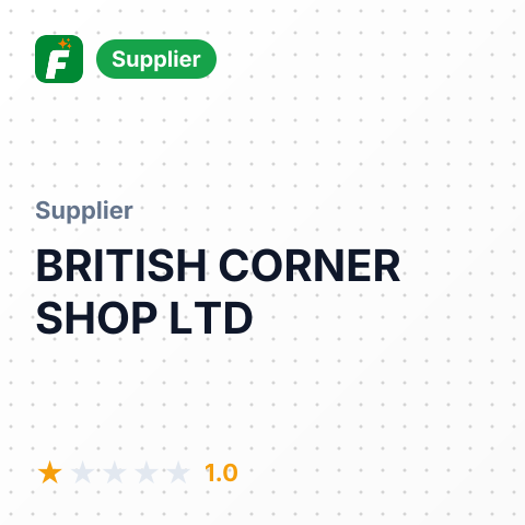 BRITISH CORNER SHOP LTD – summary card, no photo uploaded yet