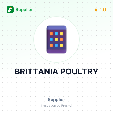 BRITTANIA POULTRY – summary card, no photo uploaded yet