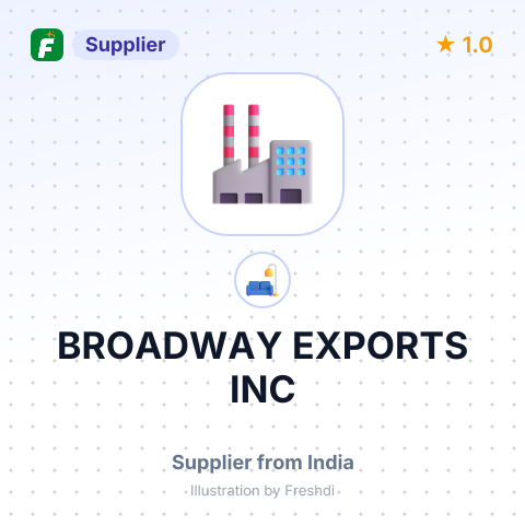 BROADWAY EXPORTS INC – summary card, no photo uploaded yet