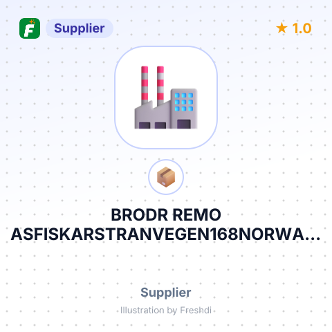BRODR REMO ASFISKARSTRANVEGEN168NORWAY. – summary card, no photo uploaded yet