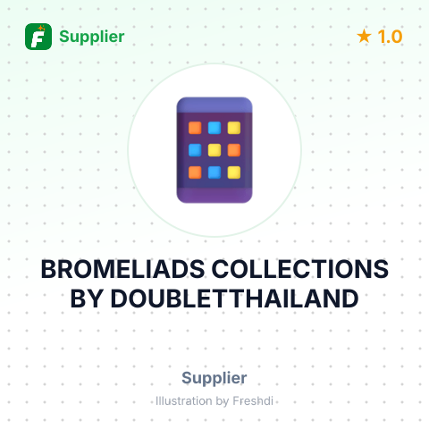BROMELIADS COLLECTIONS BY DOUBLETTHAILAND – summary card, no photo uploaded yet
