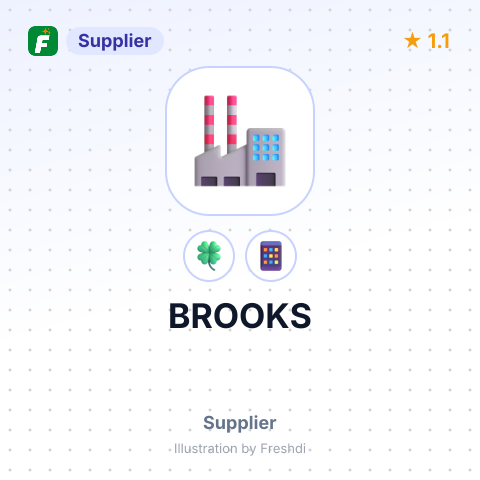 BROOKS – summary card, no photo uploaded yet