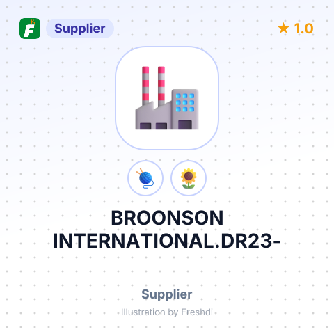 BROONSON INTERNATIONAL.DR23- – summary card, no photo uploaded yet